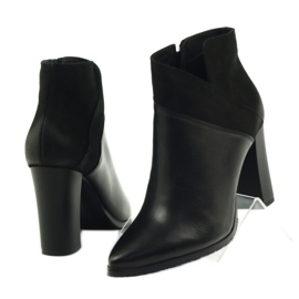Bottines Espinto 139 noires sur le montant le noir 4 Bottines Espinto 139 noires sur le montant le noir 4