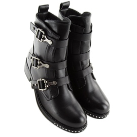 Bottes militaires noires NS08P Noir le noir 2