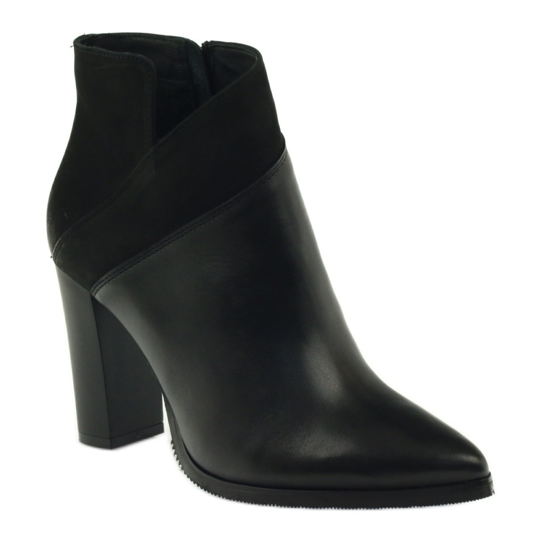 Bottines Espinto 139 noires sur le montant le noir 1 Bottines Espinto 139 noires sur le montant le noir 1