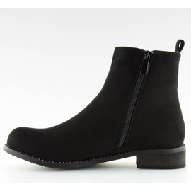 Bottines Chelsea noires pour femme NS025P Noir le noir 2