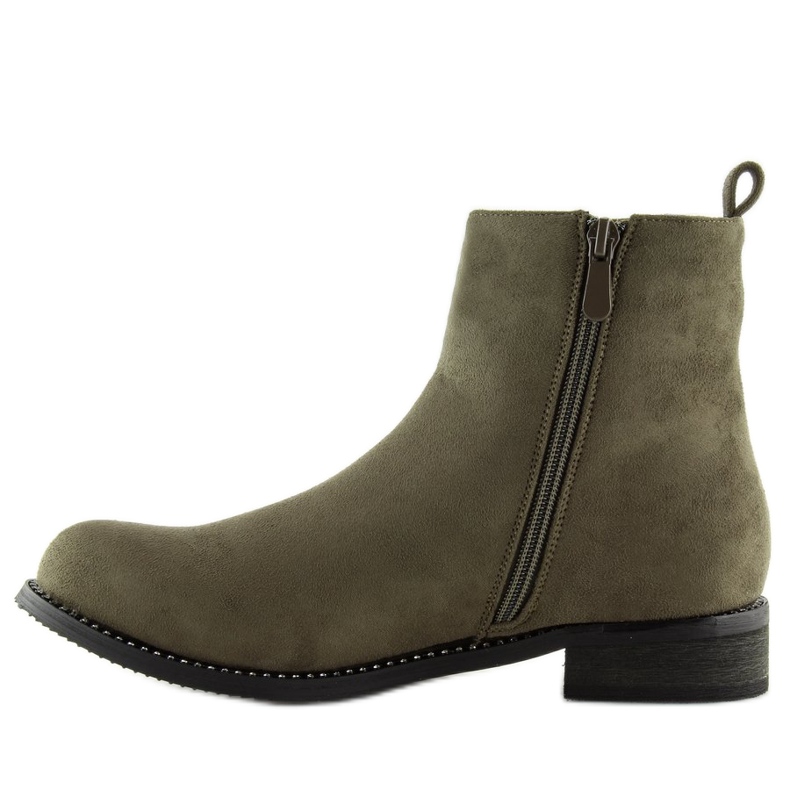Bottines Chelsea vertes pour femme NS025P Vert 1