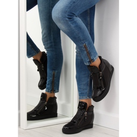 Baskets femme noires R24-6 Noir 2