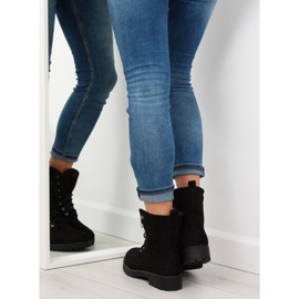 Travailleurs en daim noir NC698 Noir le noir 5
