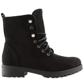 Travailleurs en daim noir NC698 Noir le noir 7