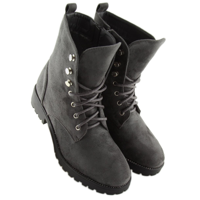 Travailleurs en daim gris NC698 Gris 1