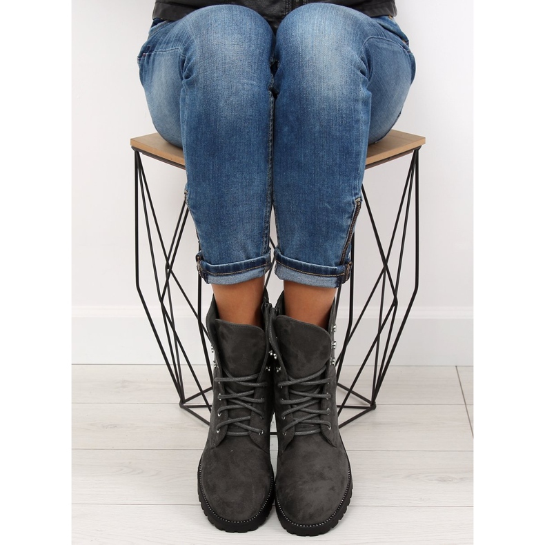 Travailleurs en daim gris NC698 Gris 2