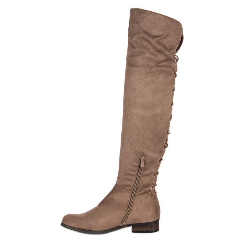Bottes de mousquetaire marron brun 1