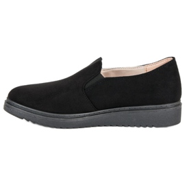 Baskets en daim le noir 1