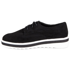 Cm Paris Chaussures en daim à lacets le noir 2