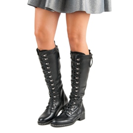Seastar Bottes cavalières noires le noir 4