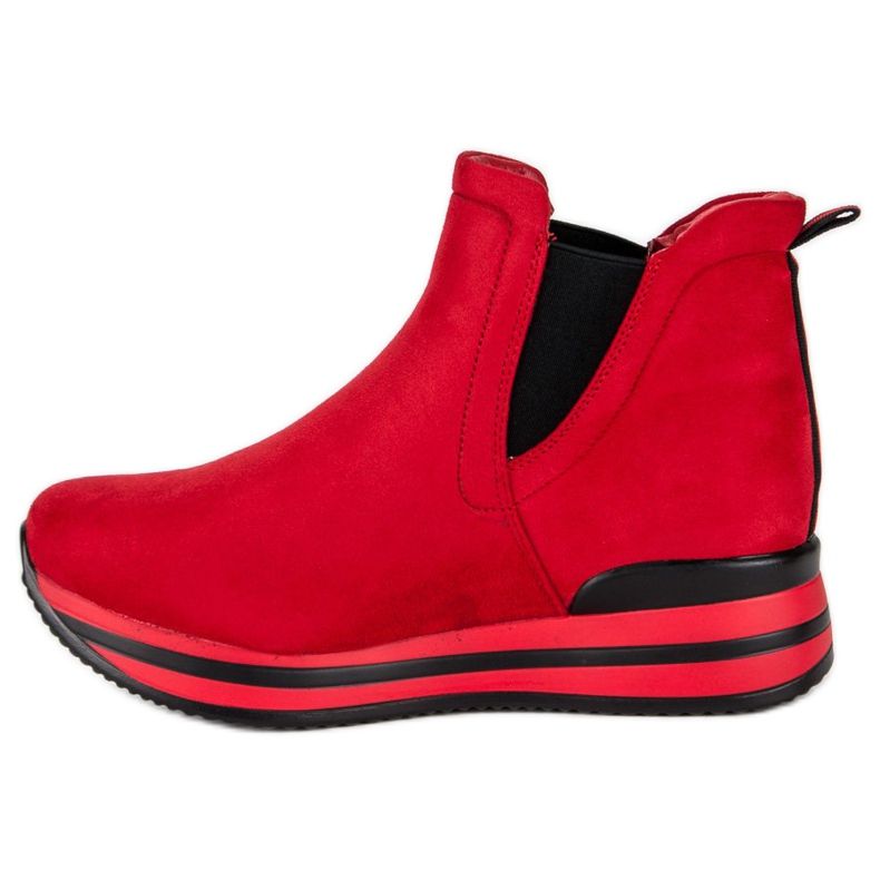 Bestelle Bottes Jodhpur sur la plateforme rouge 1