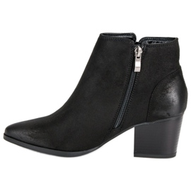 Bobo Bottines noires à talons 1