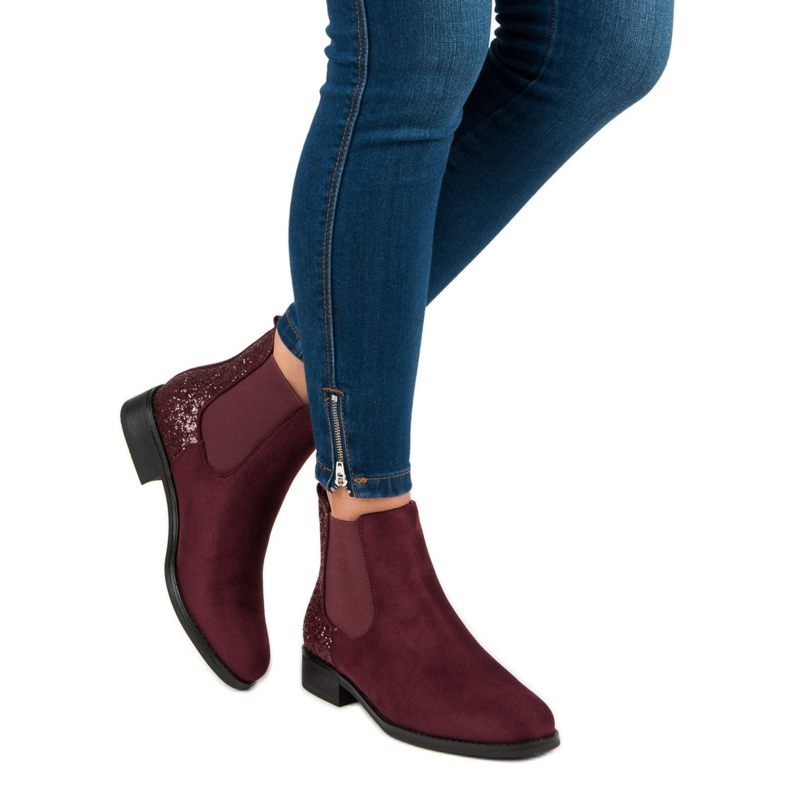 Seastar Bottines Jodhpur bordeaux rouge 2 Seastar Bottines Jodhpur bordeaux rouge 2