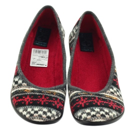 Chaussons en velours motif norvégien Adanex multicolore 3