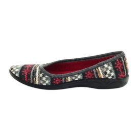 Chaussons en velours motif norvégien Adanex multicolore 2