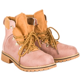 Chaussures de randonnée roses pour femmes 1