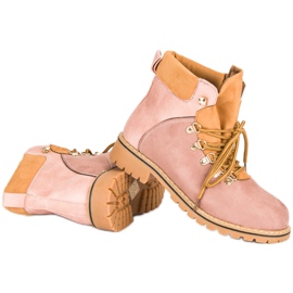 Chaussures de randonnée roses pour femmes 2