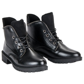 Balada Bottes nouées noires le noir 1