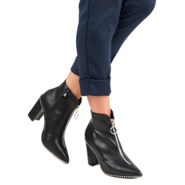 Bottes noires élégantes le noir 2