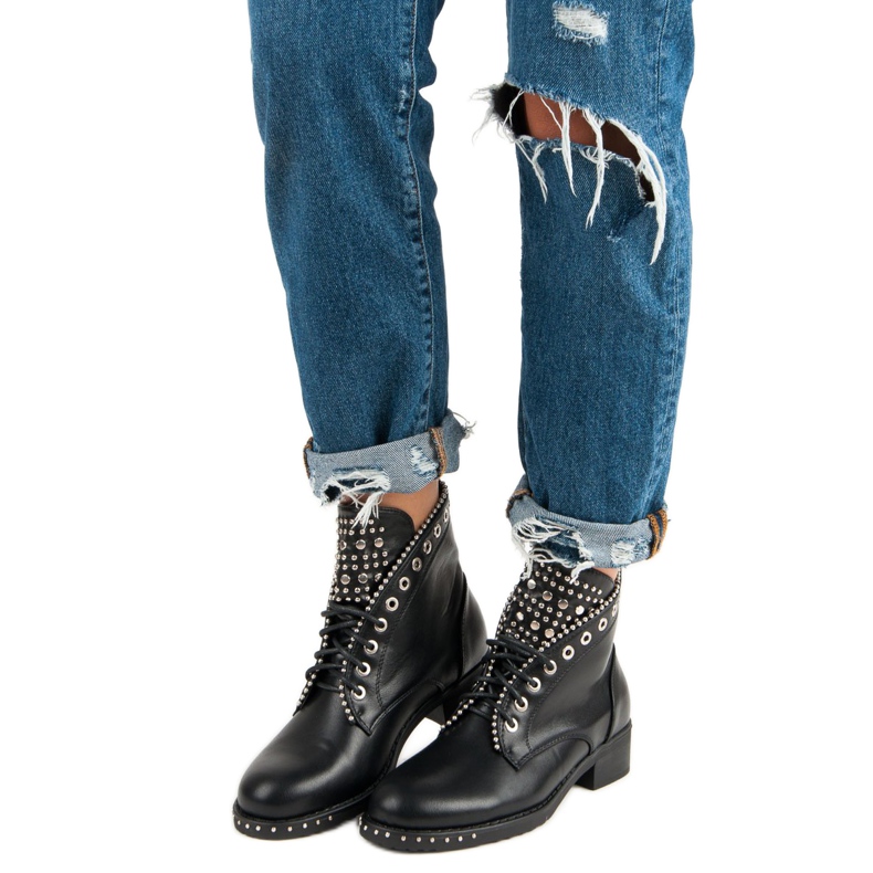 Seastar Bottes de travail élégantes le noir 1