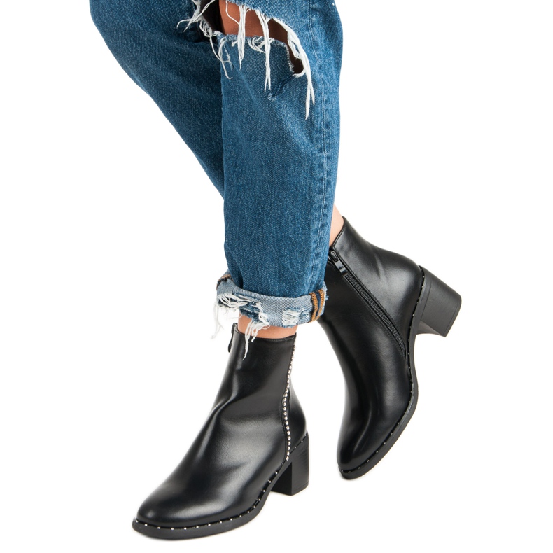 Seastar Bottines classiques à talons hauts noir 2