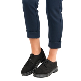 Seastar Chaussures en daim à la mode noir 1