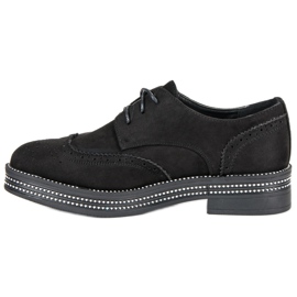 Seastar Chaussures en daim à la mode le noir 3