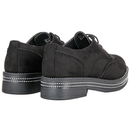Seastar Chaussures en daim à la mode le noir 5