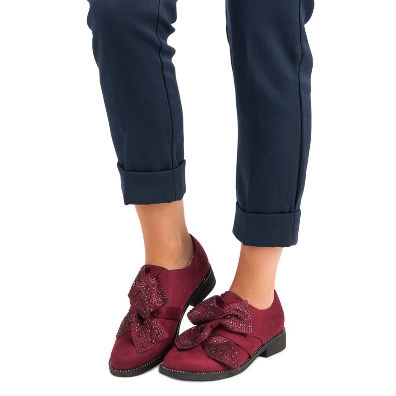 Seastar Chaussures en daim élégantes rouge 1