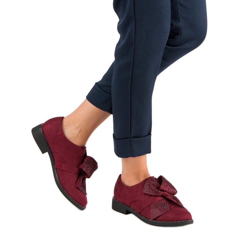 Seastar Chaussures en daim élégantes rouge 2