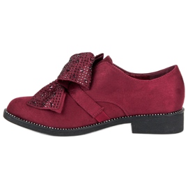 Seastar Chaussures en daim élégantes rouge 3