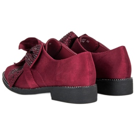 Seastar Chaussures en daim élégantes rouge 4