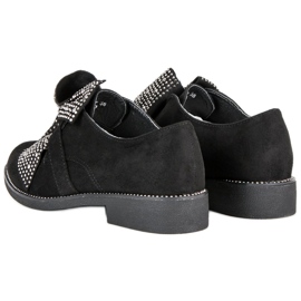 Seastar Chaussures en daim élégantes le noir 4