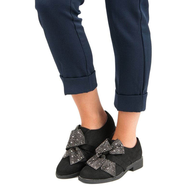 Seastar Chaussures en daim élégantes le noir 1