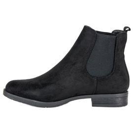 Seastar Bottines Jodhpur en daim le noir 3