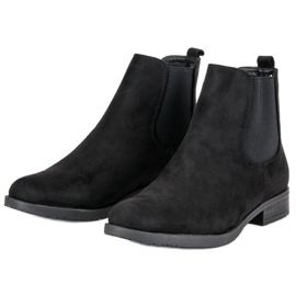 Seastar Bottines Jodhpur en daim le noir 5