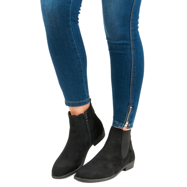 Groto Gogo Bottes Jodhpur confortables le noir 2