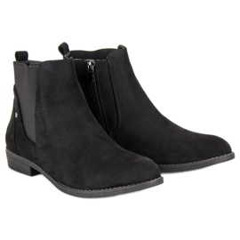 Groto Gogo Bottes Jodhpur confortables noir 1