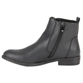 Groto Gogo Bottines confortables Bottines Jodhpur noir 1