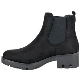 Seastar Bottines Jodhpur en daim le noir 3