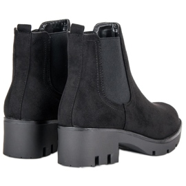 Seastar Bottines Jodhpur en daim le noir 4