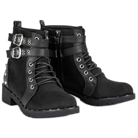 Clowse Bottes de travail à la mode le noir 5