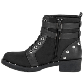 Clowse Bottes de travail à la mode le noir 3