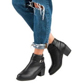 Abloom Bottines noires sur un poteau le noir 5