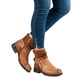 SDS Bottes de travail marron brun 1