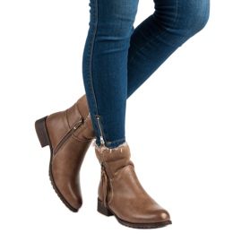 Forever Folie Bottes chaudes pour femmes brun 2