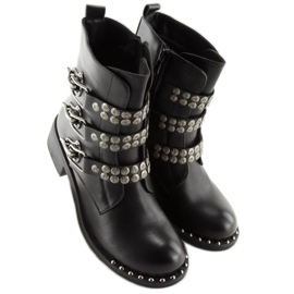 Bottes militaires noires JW1 Noir le noir 1