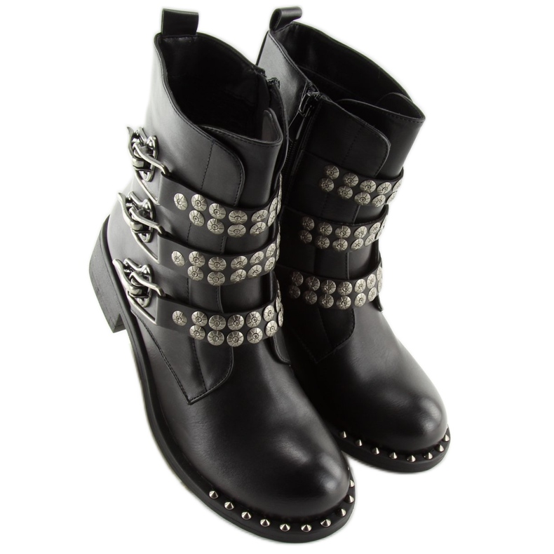 Bottes militaires noires JW1 Noir 1