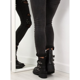 Bottes militaires noires JW1 Noir le noir 2