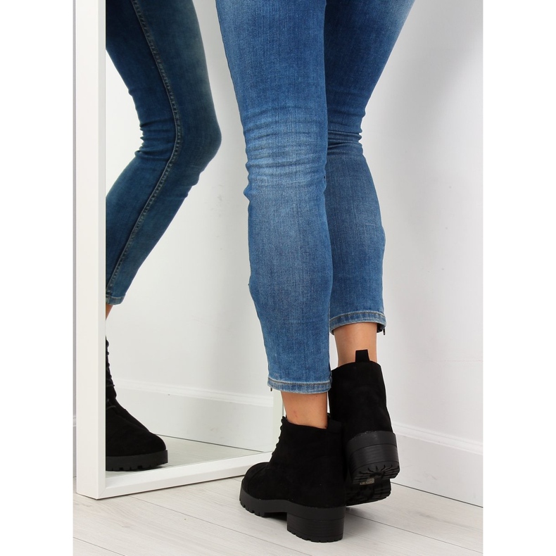 Bottines à lacets noir 2017-4 noir le noir 2